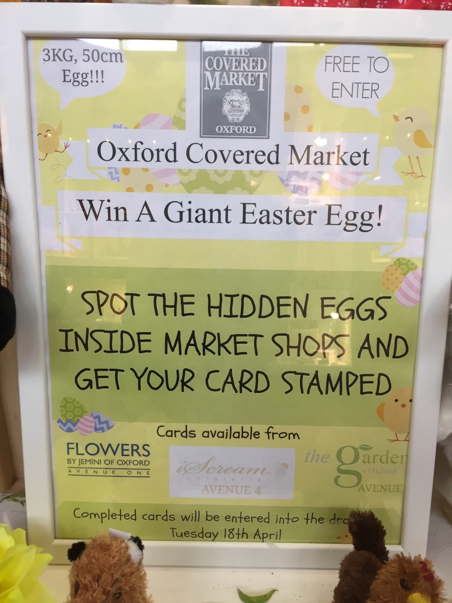 Oxford Covered Market Easter Egg Hunt