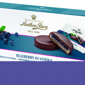 Anthon Berg blueberry in vodka marzipan in dark chocolate