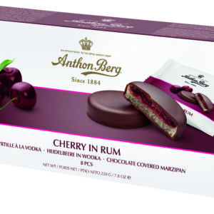 Anthon Berg cherry in rum marzipan in dark chocolate