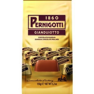 Gianduiotti Classici - individually foiled gianduja chocolate pieces in sachet bag